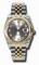 Rolex Datejust Grey Automatic Stainless Steel and 18K Yellow Gold Men's 116203GYDJ