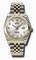Rolex Datejust Silver Jubilee Automatic Stainless Steel and 18K Yellow Gold Men's 116203SJDJ