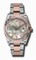 Rolex Datejust Black Mother of Pearl Automatic Pink Gold and Stainless Steel Ladies Watch 116231BKMDO