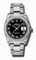Rolex Datejust Black Dial Automatic Diamond Bezel Steel Ladies Watch 116244BKRO