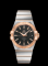 Omega Constellation 38mm Co-Axial Brushed Two Tone / Black (123.20.38.21.01.001)