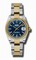 Rolex Datejust Blue Dial Automatic Stainless Steel and 18kt Gold Ladies Watch 178243BLSO