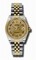 Rolex Datejust Champagne Dial Automatic Stainless Steel and 18kt Gold Ladies Watch 178243CCAJ