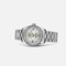 Rolex Datejust 31 White Gold Fluted President Silver Diamonds & Sapphires (178279-0080)