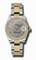 Rolex Datejust Grey Dial Automatic Stainless Steel and 18kt Gold Ladies Watch 178383GRO