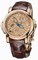 Ulysse Nardin GMT Perpetual Copper Dial Leather Strap Automatic Men's Watch 322-66