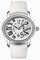 Audemars Piguet Millenary Silver Dial White Leather Automatic Ladies Watch 77301STZZD015CR01