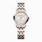 Baume and Mercier Clifton Silver Dial Two Tone Stainless Steel Ladies Watch 10152