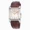 Baume and Mercier Hampton Silver Dial Brown Leather Ladies Watch 10018