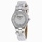 Baume and Mercier Linea Mother Pearl Stainless Steel White Leather Ladies Watch 10117