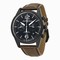 Bell & Ross Black Dial Chronograph Brown Leather Automatic Men's Watch BRV126-BL-CA-SCA