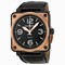 Bell & Ross BR 01 Automatic Black Dial Men's Watch BR0192-BICOLOR