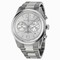 Bell & Ross Officer Automatic Chronograph Silver Dial Men's Watch BR126-WH-ST-SS