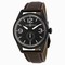 Bell & Ross Vintage Automatic Black Dial Black Dial Brown Leather Men's Watch RBRV123-BL-CA-SCA
