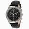 Bell & Ross Vintage Officer Automatic Chronograph Black Dial Black Leather Men's Watch RBRG126-BL-ST-SCR
