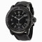 Blancpain Fifty Fathoms Black Dial Black PVD Stainless Steel Fabric Automatic Men's Watch 5015-11C30-52
