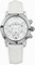 Blancpain Flyback Chronograph White Dial Leather Ladies Watch 3485F-1127-97B