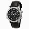 Blancpain Leman Black Dial Chronograph Black Leather Automatic Men's Watch 2041-1130-53B
