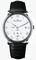 Blancpain Villeret White Dial Stainless Steel Black Leather Men's Watch 6606-1127-55B