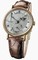 Breguet Classique Power Reserve Silver Dial 18kt Yellow Gold Brown Leather Men's Watch 7137BA119V6