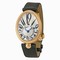 Breguet Reine de Naples Mother of Pearl Dial 18kt Rose Gold Black Leather Ladies Diamond Watch 8918BR58864D00D
