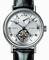 Breguet Tourbillion Silver Dial Platinum Black Leather Men's Watch 5317PT129V6