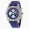 Breitling Avenger II Blue Dial Chronograph Blue Rubber Automatic Men's Watch A1338111-C870BLPD3