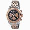 Breitling Chronomat 41 Automatic Black Dial 18 kt Rose Gold and Steel Men's Watch CB014012-BA53