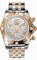 Breitling Chronomat 41 Mother of Pearl Steel and Rose Gold Men's Watch CB014012-A748STT