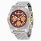 Breitling Chronomat 44 Burgandy Dial Stainless Steel Men's Watch IB011012-K524SS