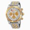 Breitling Chronomat 44 GMT Chronograph Automatic Silver Dial Men's Watch CB042012-G755TT