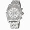 Breitling Chronomat B01 Silver Dial Chronograph Men's Watch AB011011-G684SS