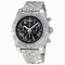 Breitling Chronomat Black Stainless Steel Automatic Men's Watch AB011012-B956SS