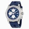 Breitling Colt Chronograph Automatic Blue Dial Blue Rubber Men's Watch A1338811-C914BLORT