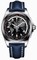 Breitling Galactic Unitime Black Dial Blue Leather Automatic Men's Watch WB3510U4-BD94BLLT