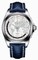 Breitling Galactic Unitime White Dial Blue Crocodile Leather Men's Watch WB3510U0-A777BLCD