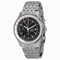 Breitling Navitimer World Men's Stainless Steel Watch with Black Dial A2432212-B726SS