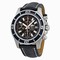 Breitling Superocean Chronograph II Automatic Black Dial Black Leather Men's Watch A1334102-ba85bklt
