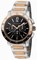 Bvlgari Bvlgari Black Dial Stainless Steel & 18kt Pink Gold Chronograph Men's Watch 102140