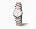 Bvlgari BVLGARI White Lacquered Dial Stainless Steel & 18kt Pink Gold Ladies Watch 102267