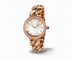 Bvlgari BVLGARI White Mother-of-Pearl Diamond Dial 18k Pink Gold Gourmette Bracelet Ladies Watch 102037