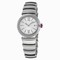 Bvlgari LVCEA Silver Opaline Diamond Dial Stainless Steel Ladies Watch 102195
