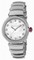 Bvlgari LVCEA White Mother of Pearl Diamond Dial Stainless Steel Automatic Ladies Watch 102199