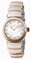 Bvlgari LVCEA White Mother-of-Pearl Diamond Dial Stainless Steel & 18k Pink Gold Ladies Watch 102194