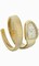Bvlgari Serpenti Tubogas Silver Opaline Dial 18k Yellow Gold Quartz Ladies Watch 101924