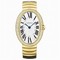 Cartier Baignoire Silver Dial Gold Bracelet Ladies Watch WB520021