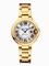 Cartier Ballon Bleu de Cartier 18k Yellow Gold Silvered Opaline Dial Ladies Watch WGBB0005
