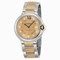 Cartier Ballon Bleu Rose Gold Dial Steel and 18kt Rose Gold Ladies Watch WE902054