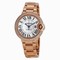 Cartier Ballon Bleu Silver Dial 18kt Rose Gold Diamond Ladies Watch WE902034