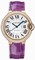 Cartier Ballon Bleu Silver Dial 18kt Rose Gold Diamond Unisex Watch WE900551